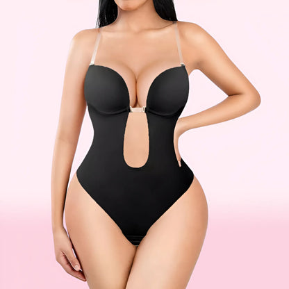 Backless Deep V Fajas Body Shaper