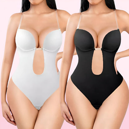 Backless Deep V Fajas Body Shaper