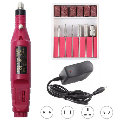 Electric Nail Drill File Kit