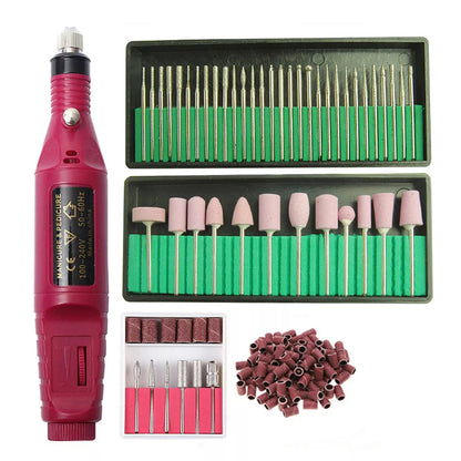 Electric Nail Drill File Kit